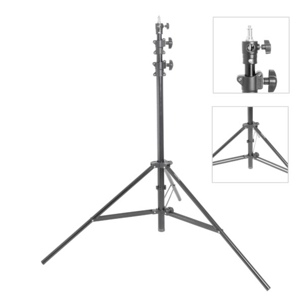 PiXAPRO 300cm Air Cushioned Master Black Light Stand 1/4" and 3/8" Spigot