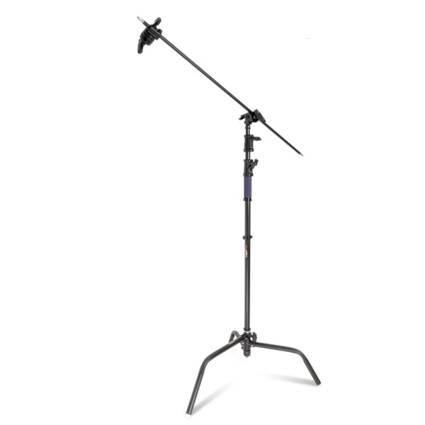 PiXAPRO C-Stand with detachable Turtle base Grip & Arm Set-Matte Black