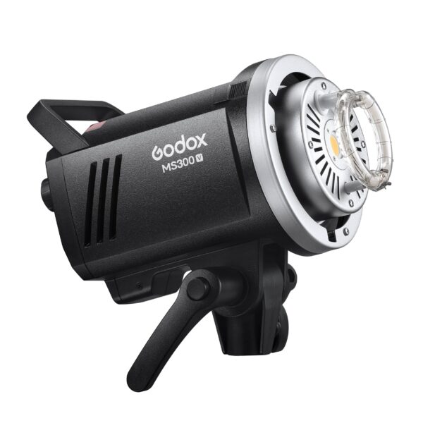 Godox MS300V Super-Compact Studio Strobe Flash with LED Modelling Lamp