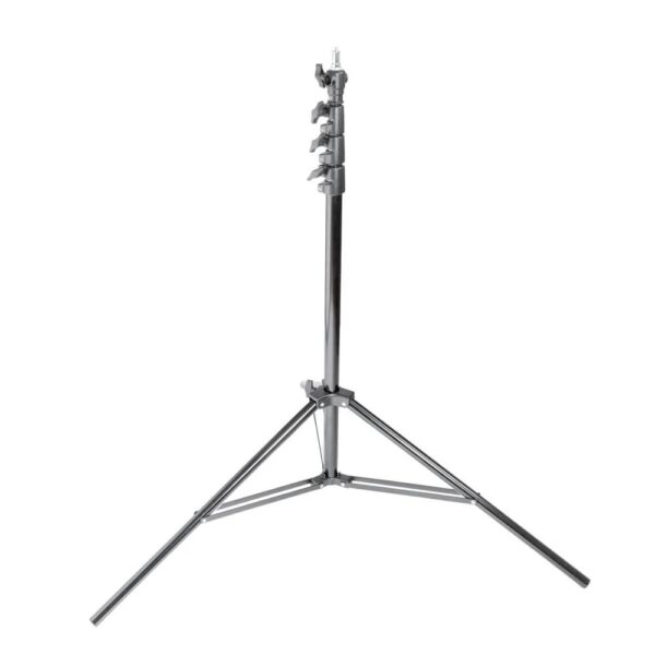 PiXAPRO 240cm 4-Sectioned Air-Cushioned Studio Light Stand with Interchangeable Spigot Mount