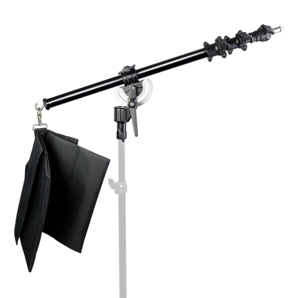 PiXAPRO 160cm Portable Metal Hinge Mini Boom Arm and Weight Bag