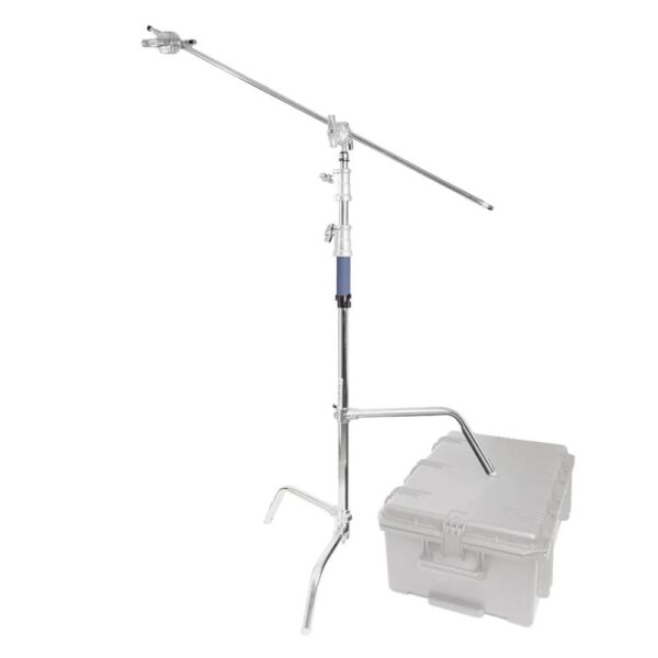 PiXAPRO C-Stand with 50 Inch Boom Arm Set and Adjustable Legs